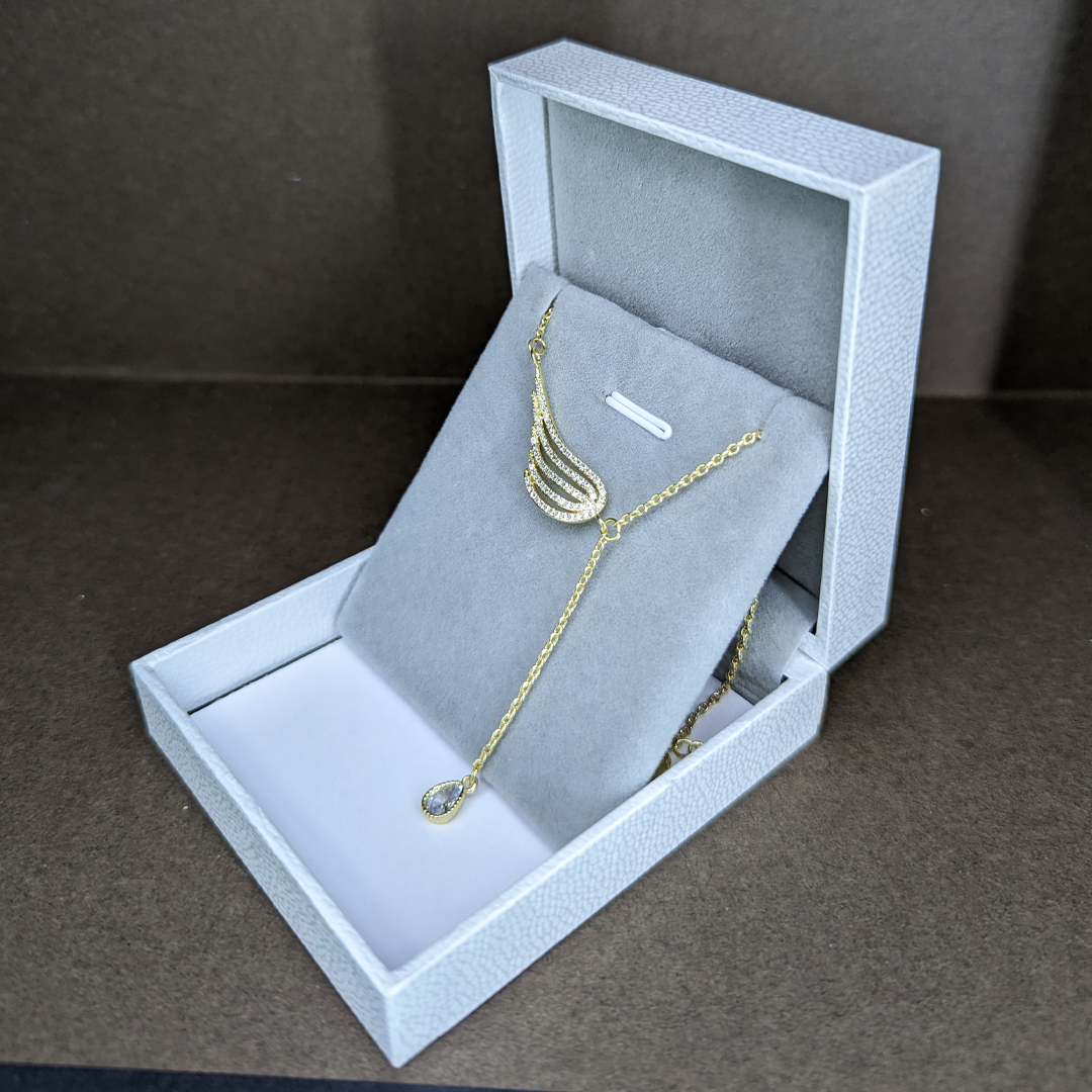 angel wing necklace