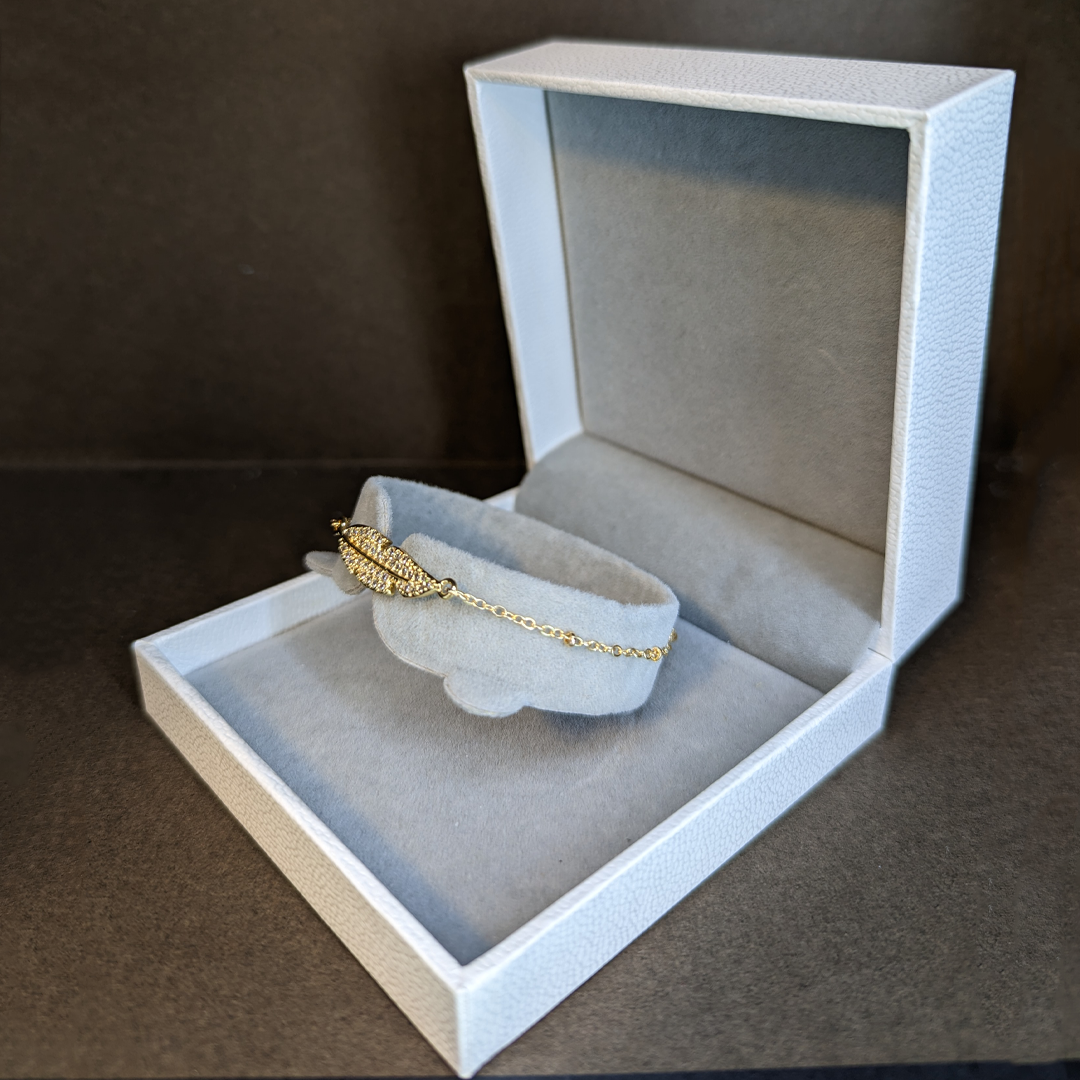 feather bracelet