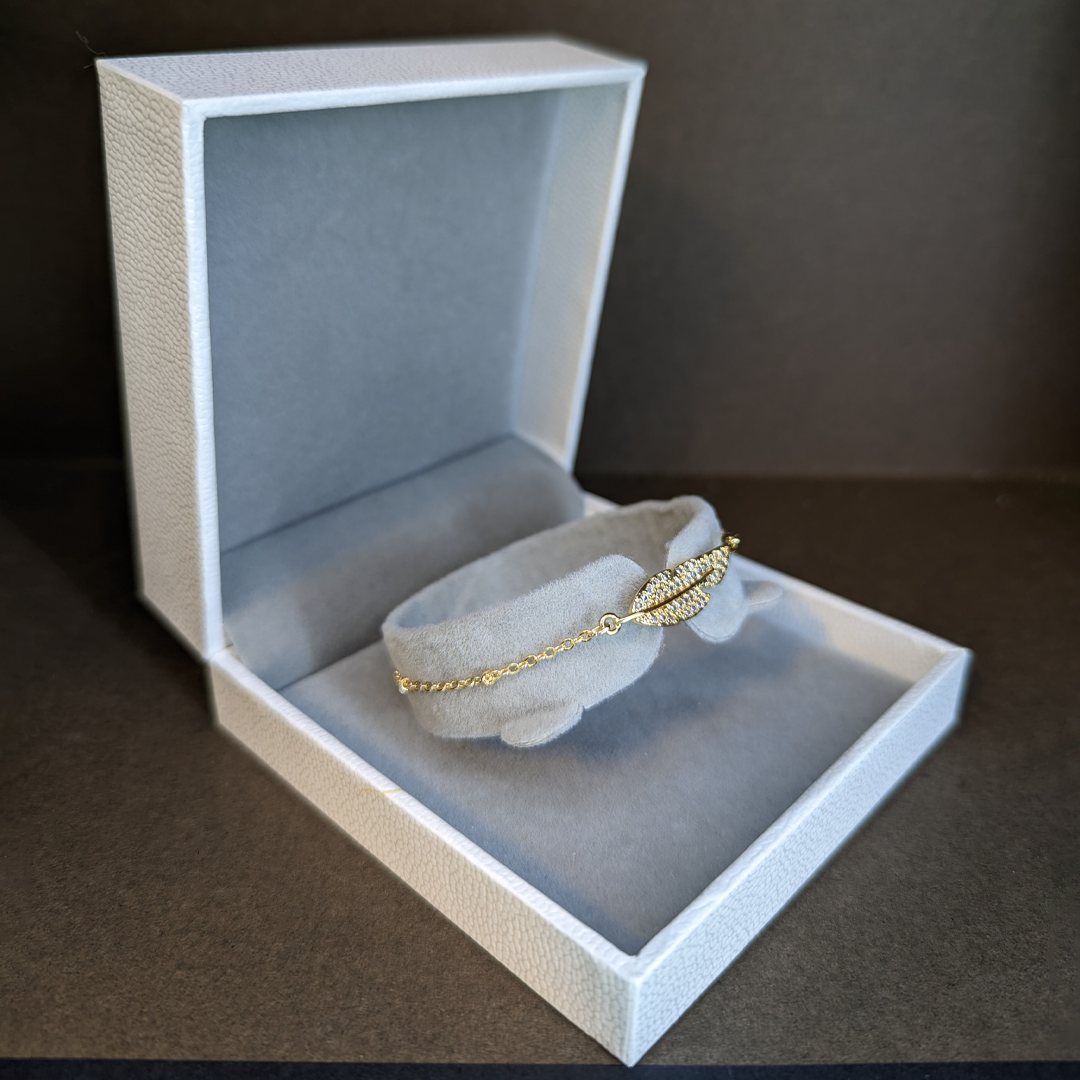 feather bracelet