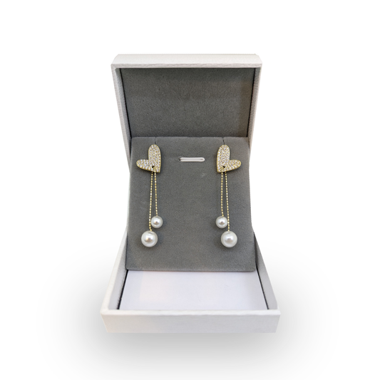 heart earrings
