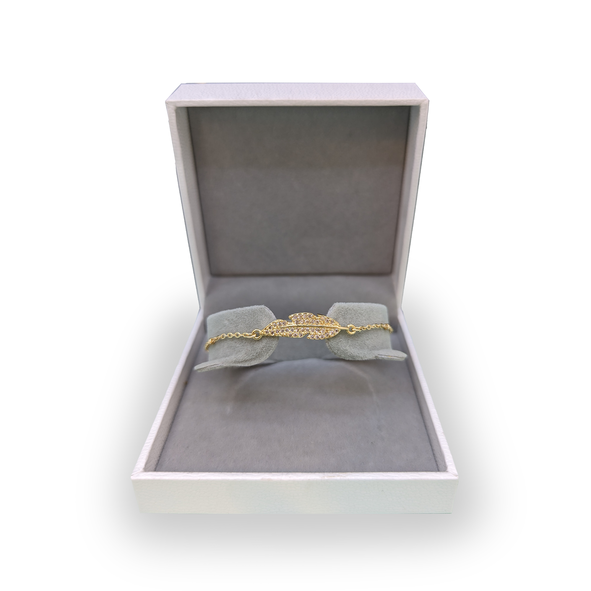 feather bracelet