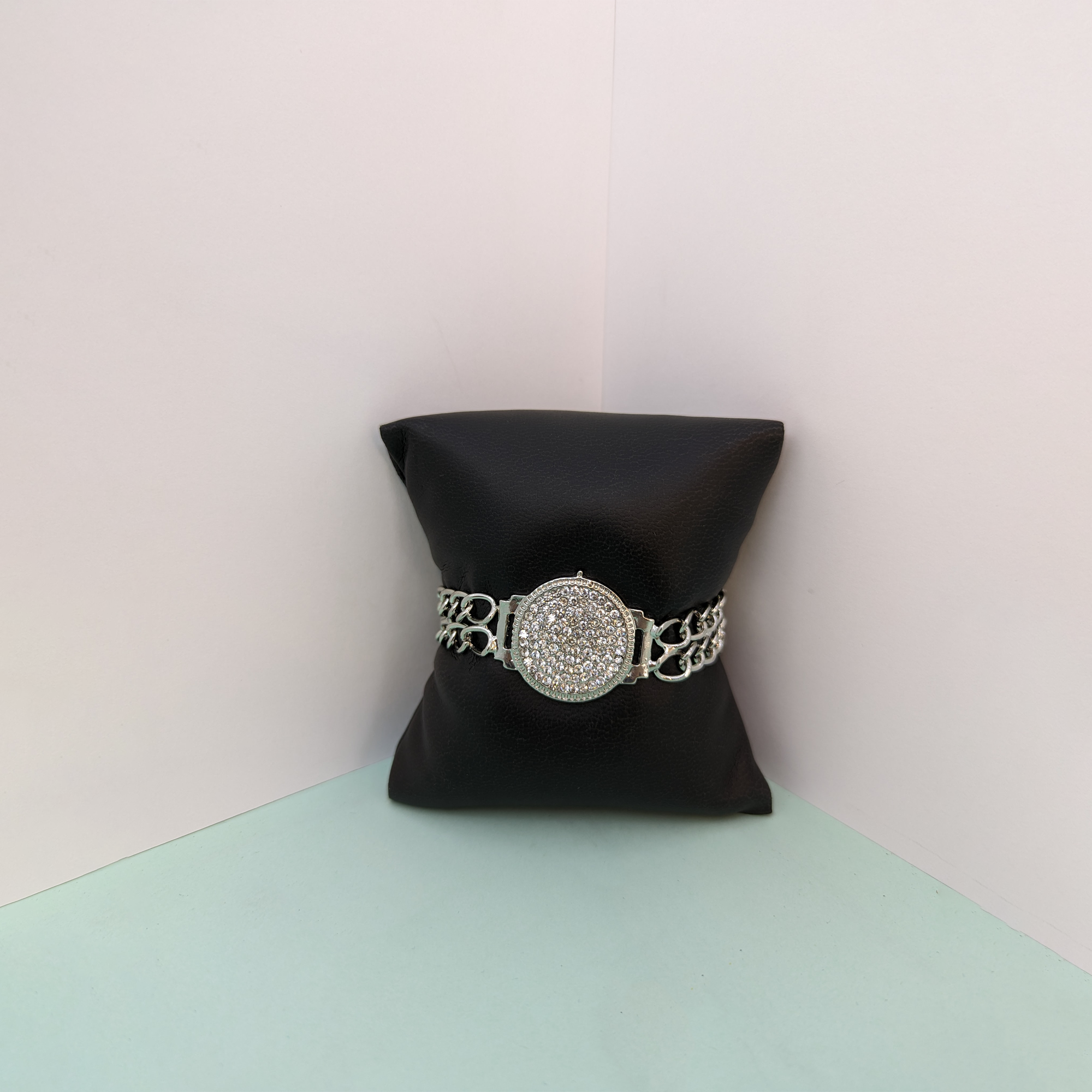 silver watch bracelet