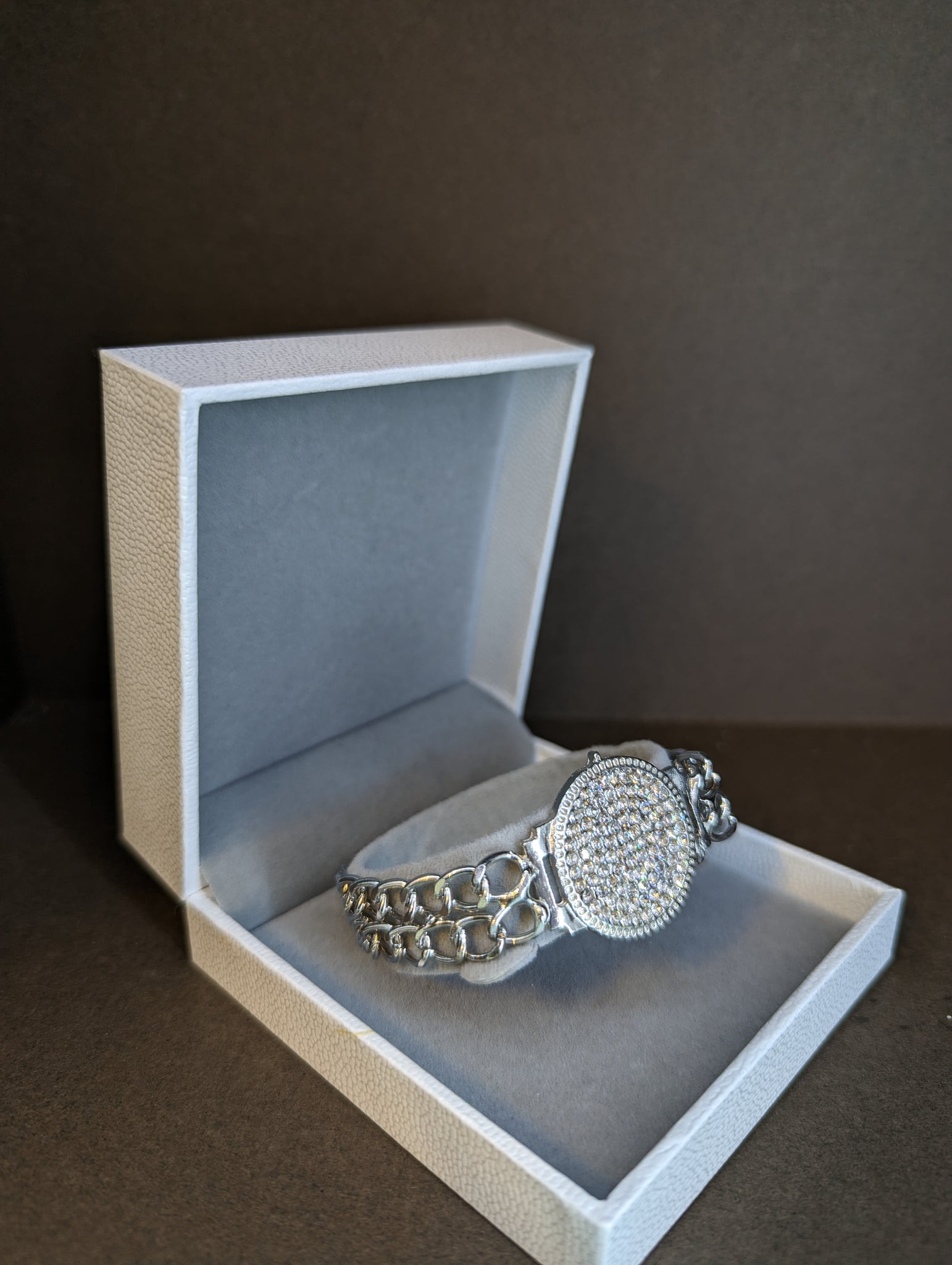 silver watch bracelet