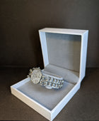 silver watch bracelet