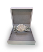 silver watch bracelet